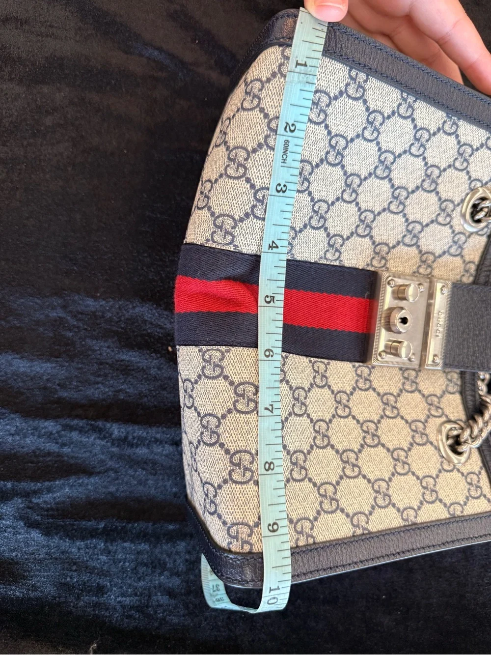Gucci Padlock GG Supreme Small Tote